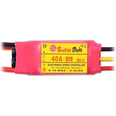 Regulátor otáček 40A SUNRISE Model SBEC - 5A