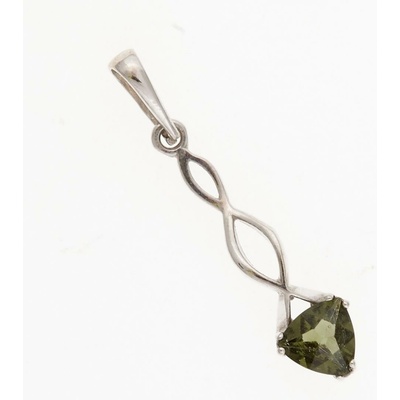 My Moldavite Stříbrný přívěsek s vltavínem 1167