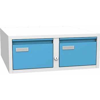 Kovos Lístkovnice kartotéka kovová KAR 52A tmavosivá