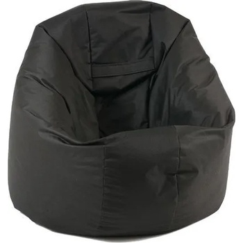 Image 1 of Pufrelax Пуф за деца, 210л. , Relaxo - Teteron Black, За открито, Перящ се калъф, Пълнеж от Полистиролни перли