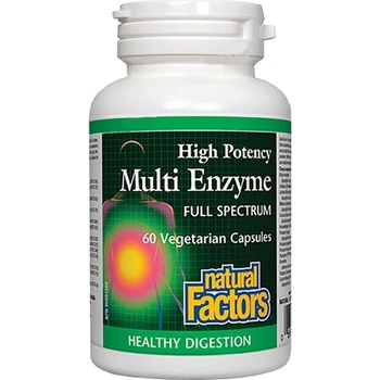 Image 1 of Natural Factors High Potency Multi Enzyme Full Spectrum 450 mg [60 капсули]