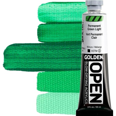 Golden Artist Colors Open АКРИЛНА боя Permanent Green Light 59 ml 1 бр (0007250-2)