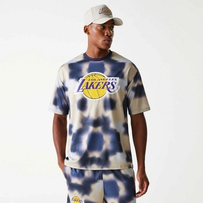 New Era chicago bulls nba all over print tmavo modré béžové žlté biele