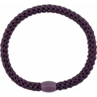 KKNEKKI Gumička do vlasů Kknekki Slim Dark Purple, fialová barva, textil – Zboží Dáma