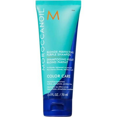 Moroccanoil Blonde Perfecting Neutralizačný šampón pre blond vlasy 70 ml