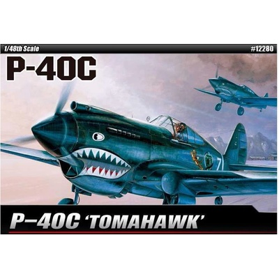 Academy Model Kit letadlo 12280 P 40C CF 36 12280 1:48