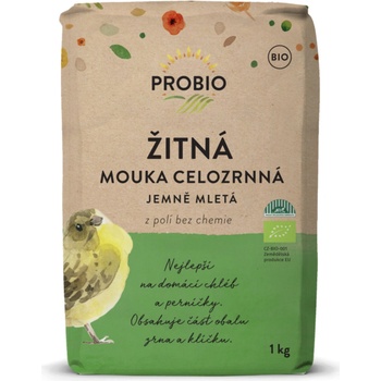 Probio Múka ražná celozrnná jemne mletá bio 1 kg