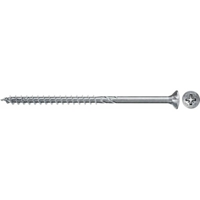 Fischer Vrut do dřevotřísky Power-Fast II 4,0x60 se zapuštěnou hlavou (50 kusů, částečný závit, pozinkovaný)