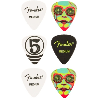 Fender John 5 351 Celluloid Picks (6 pack)