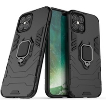 Pouzdro Apolis Ring Armor pancéřové hybridní + magnetické úchyt iPhone 12 Pro Max černé