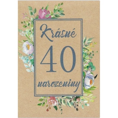 Přání k narozeninám CTS66, kraft