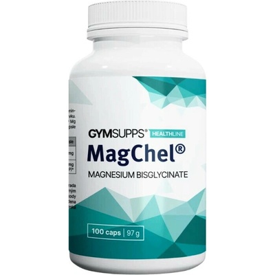 GymSupps MagChel Magnesium Bisglycinate 100 kapsúl