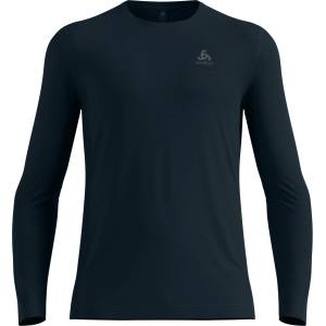 Odlo Мъжко мериносово термобельо Odlo Merino 160 Bl Top Crew Neck L/S Merino base layer - Dark Sapphire (015-1998-0313)