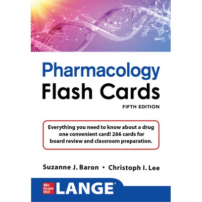 Lange Pharmacology Flashcards, Fifth Edition