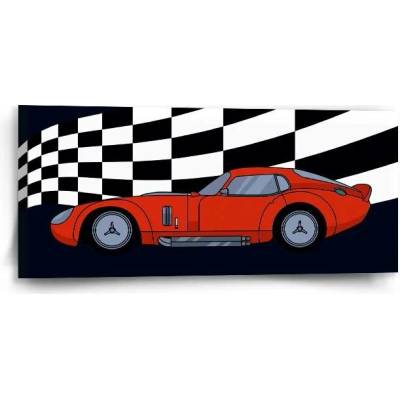 Sablio Obraz Závodní auto - 110x50 cm