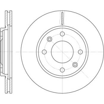 Brzdový kotúč REMSA 6131.10