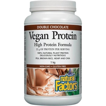Natural Factors Vegan Protein High Protein Formula [1000 грама] Шоколад