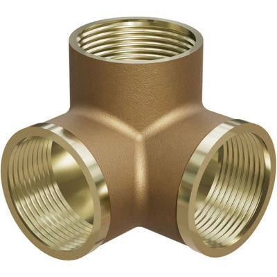 Mexen BRASS месингов тройник 3D 1/2 GW x 1/2 GW x 1/2 GW - W97425-121212 (W97425-121212)