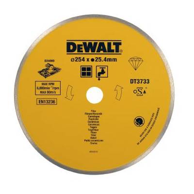 Диск за керамични плочки DeWALT DIA, 254 мм (за D24000) DT3733 (DT3733)