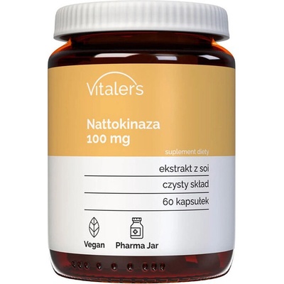 Vitaler's Наттокиназа 100 mg 60 капсули | Vitalers (408099 (VIT-0809) VIT)