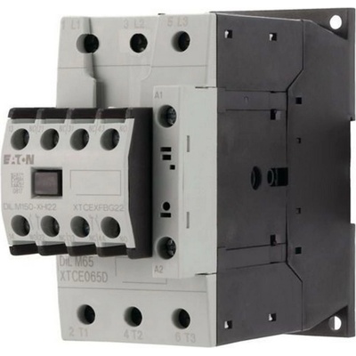 Eaton Контактор EATON DILM65-22(230V50HZ, 240V60HZ), 277926 - 380 V 400 V 30 kW, 2 N/O, 2 NC, 230 V 50 Hz, 240 V 60 Hz, AC работа, Винтови клеми (277926)