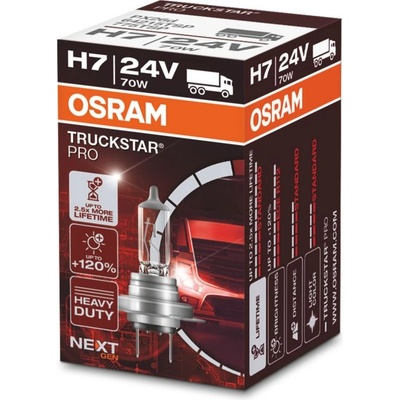 OSRAM H7 24V 70W TRUCKSTAR PRO 1KS (890)