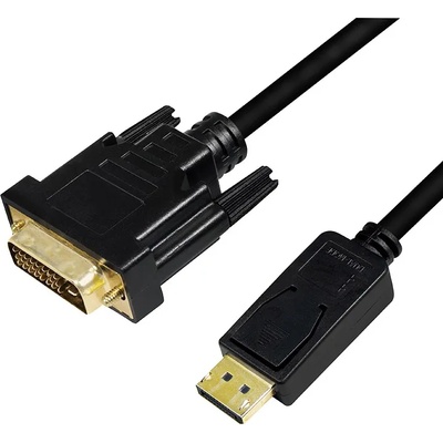 Кабел Logilink DisplayPort, DP/M DVI/M, 1080p, черен, 5 м