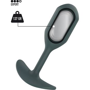 ToyJoy Buttocks The Athlete Weighted Plug Grey