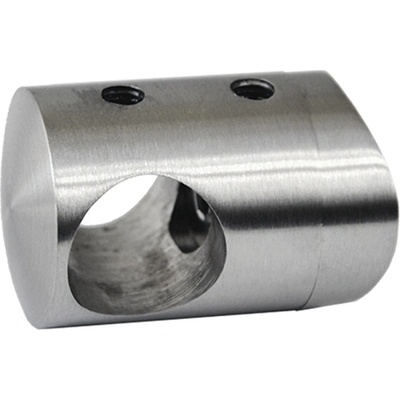 Držiak tyče ø 16 mm na trubku ø 48,3 mm, brúsená AISI 304