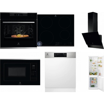 Set Electrolux KOBCS31X + LIR60433B + LFV616K + LMS4253TMX + EEM48300IX + LND5FE18S