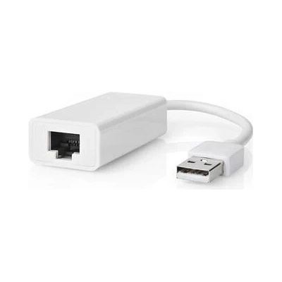 Nedis CCGB60950WT02 Síťový USB USB 2.0 100 Mbps USB-A Zástrčka RJ45 Zásuvka 0,2m bílý
