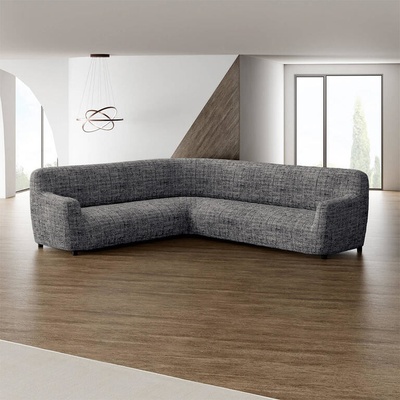 GA.I.CO bielastický potah na rohovou sedačku Vittoria šedý 350 - 530 cm – Zbozi.Blesk.cz