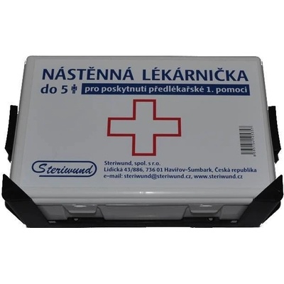 Steriwund lekárnička nástenná plastová do 5 osôb