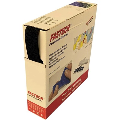 FASTECH® B25-OMNI-999910 pásek se suchým zipem, k našití, ke spojování, háčková a flaušová část, (d x š) 10 m x 25 mm, č