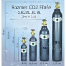 Aqua Nova CO2 tlaková fľaša 5 l plniteľná