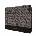 GUESS PU G Cube Leather Laptop Sleeve 16 - дизайнерски кожен калъф за MacBook и преносими компютри до 16 инча (черен)