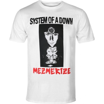 HYBRIS Мъжка тениска System Of A Down - Mezmerize - Бяла - HYBRIS - WMX-1-SOAD002-H64-1-WH