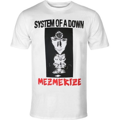 HYBRIS Мъжка тениска System Of A Down - Mezmerize - Бяла - HYBRIS - WMX-1-SOAD002-H64-1-WH