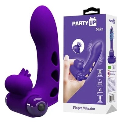 Party Up silikónový klitorálny stimulátor na batérie Mike
