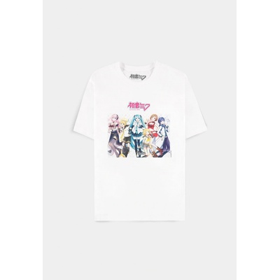 Hatsune Miku Colourful stage White Women's Short Sleeved T shirt