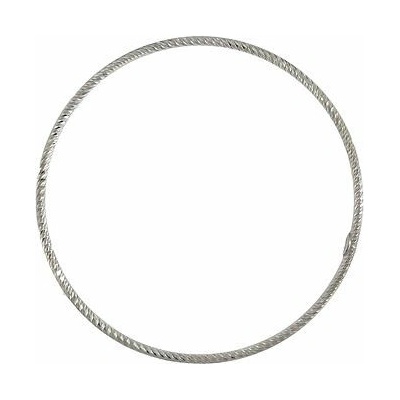 Infinitysilver stříbrný náramek pevný kruh s brusem SB14056319