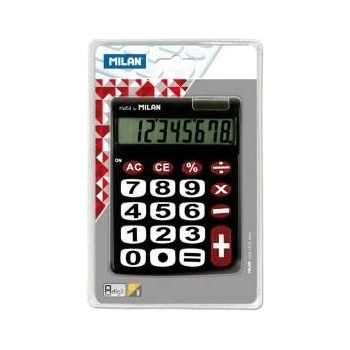 MILAN Calculator Milan Black (14, 5 x 10, 6 x 2, 1 cm)