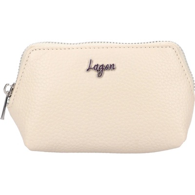 Klíčenka Lagen dámská kožená peněženka béžová BLC/5695/123 OFF WHITE