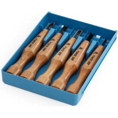 MIKISYO Sada řezbářských dlát MIKISYO Power Grip Blue - 5 kusů 5199