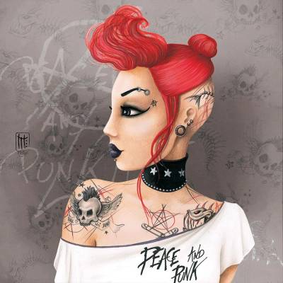 Grafika - Puzzle Misstigri: Punk - 1 000 piese