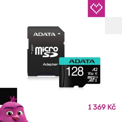 ADATA MicroSDXC 128 GB AUSDX128GUI3V30SA2-RA1