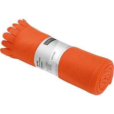 James & Nicholson Deka JN 957 s třásněmi, fleecová COT02095723599-orange Oranžová UNI