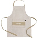 SCANquilt zástěra Bon Apetit béžovobílá 60x80cm