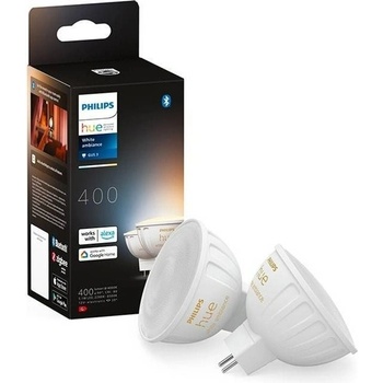 Philips LED žiarovka Hue White Ambiance 5.1W MR16 2P EU