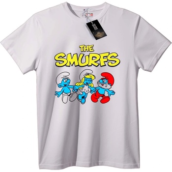 NOONEBRAND Тениска The Smurfs - 7XL, Black